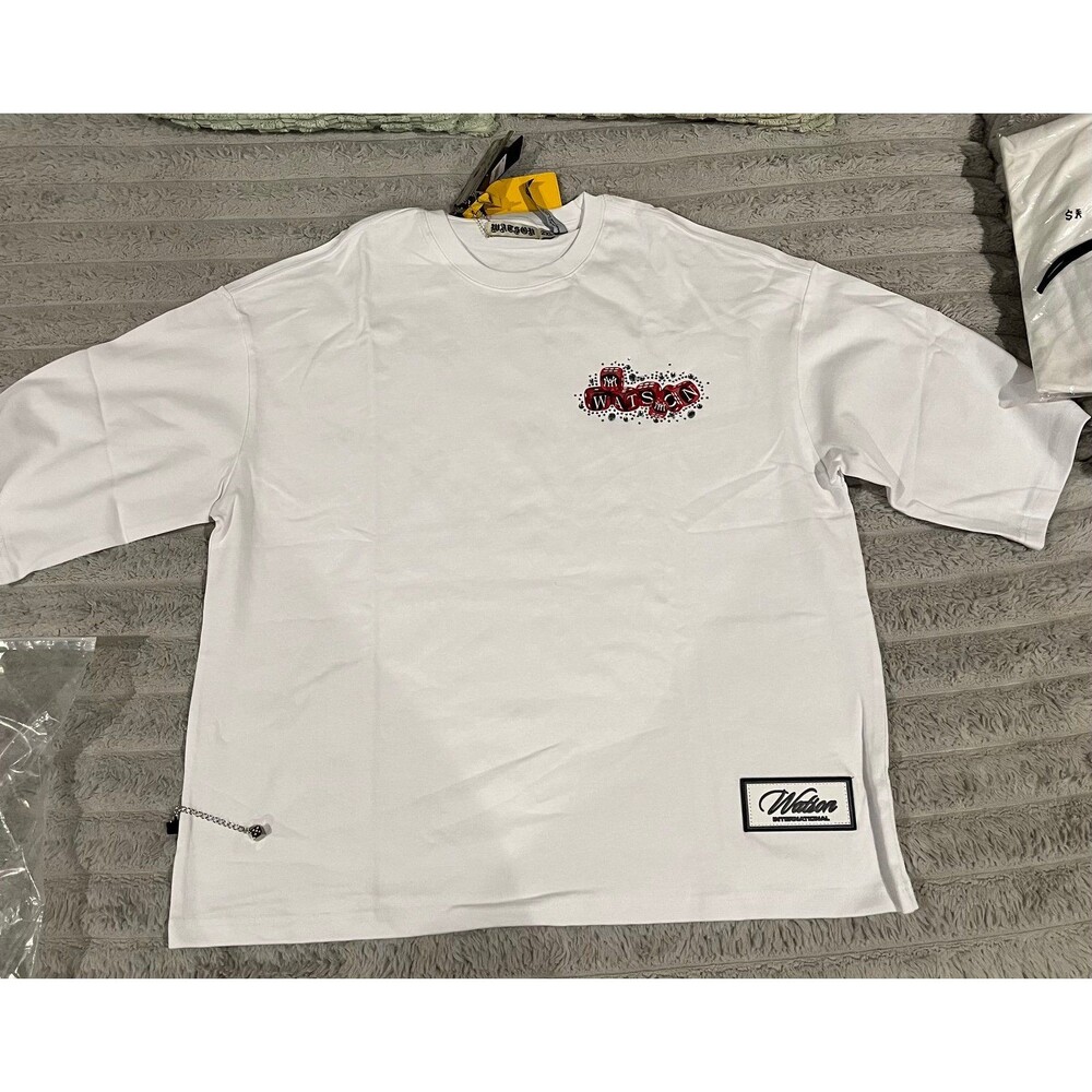 Watson Dice Roller Graphic T-Shirt White Heavyweight Cotton Men’s 2XL NWT